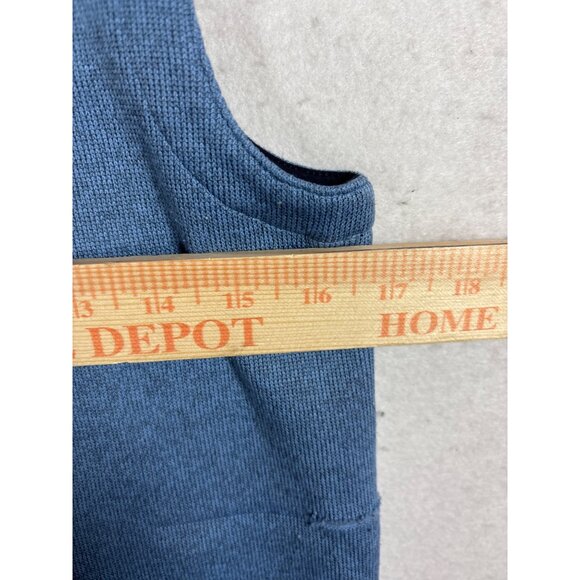 Vineyard Vines Boys Blue Fleece Vest Size M 12-14 Polyester Zip-Up Sleeveless - Picture 8 of 10